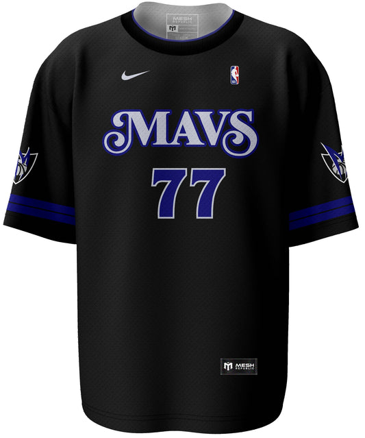 Mavericks City Edition Black Swingman Jersey