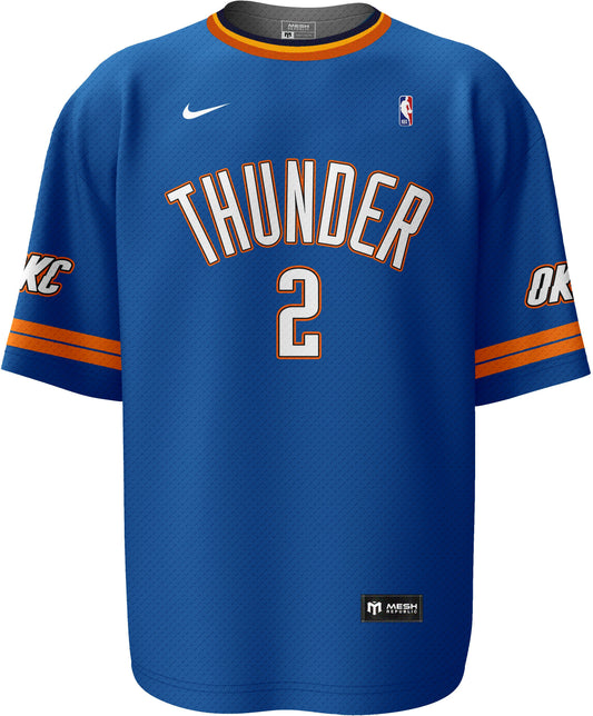 Oklahoma Thunder Icon Blue Jersey OKC